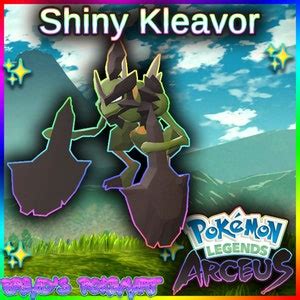 Shiny Kleavor alpha best Stats // Pokemon Legends: Arceus - Etsy