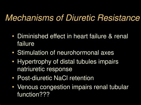 PPT Diuretic Resistance In Heart Failure PowerPoint Presentation ID