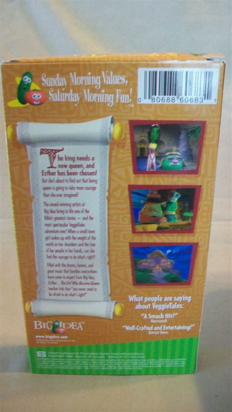 VeggieTales: Esther, The Girl Who Became Queen (VHS, 2000) - VHS Tapes