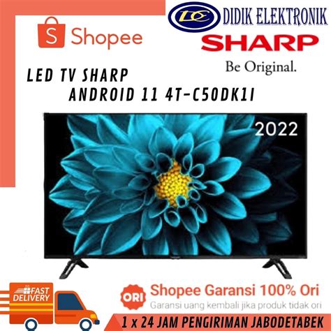 Jual Sharp Inch T C Dk I Smart Android Tv Tc Dk I T C Bk I