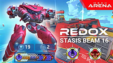 Redox With Stasis Beam Maxed Out Godlike Nemesis Mech Arena Robot