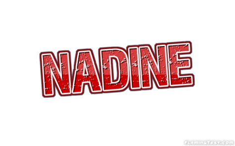 Nadine Logo Free Name Design Tool From Flaming Text