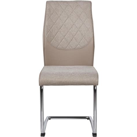 Lot De Chaise Bergam Assise Bi Matiere Tissu Et Pu Pieds Luge M Tal