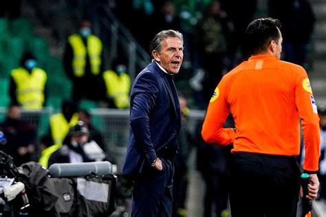 Asse Claude Puel Ne Vise Pas Le Maintien Avec Les Verts Foot 01