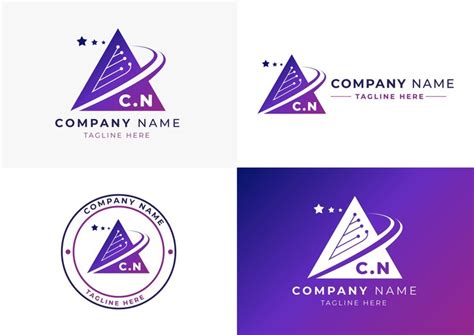 Premium Vector Abstract Triangle Logo Template Set