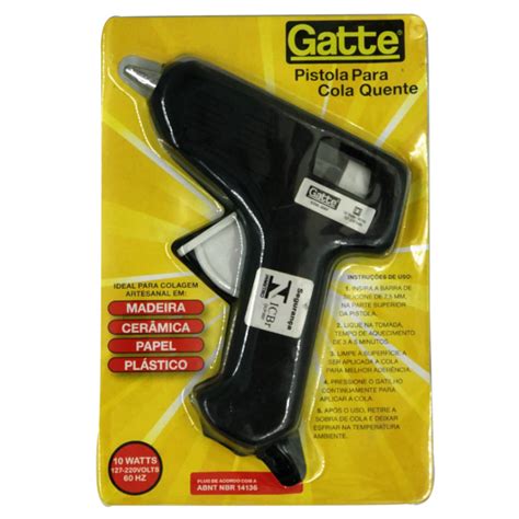 Comprar Pistola Cola Quente Make Gatte 10W Pequena Preto 4007