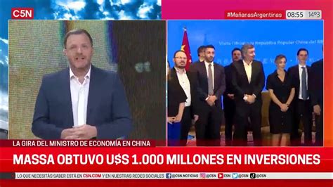 China Sergio Massa Obtuvo Usd 1000 Millones En Inversiones Youtube