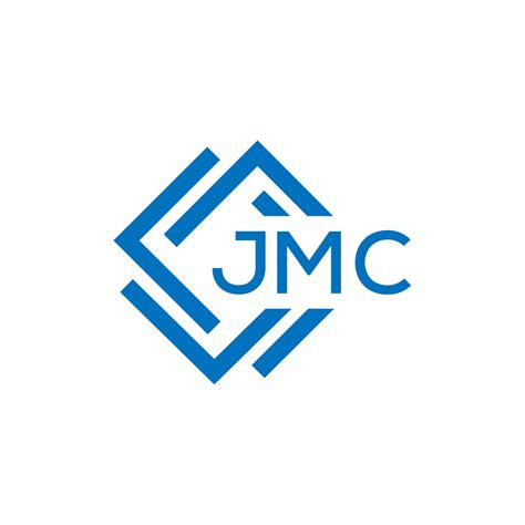 .JMC letter logo design on white background. JMC creative circle letter ...