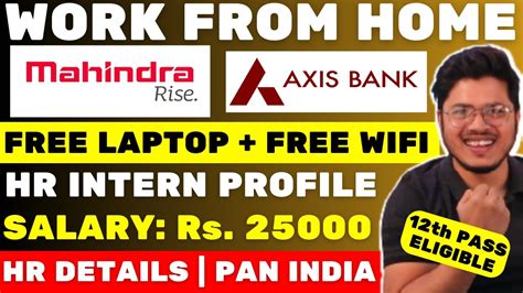 Mahindra Group Work From Home Job Axis Bank Work From Home Job Bank