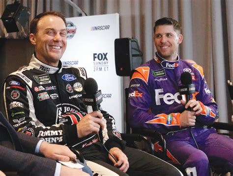 H Brothers Dominate Denny Hamlin Kevin Harvick Finish Each