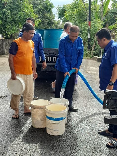 Dirut Pdam Tirta Mountala Turun Langsung Suplai Air Bersih Untuk Warga