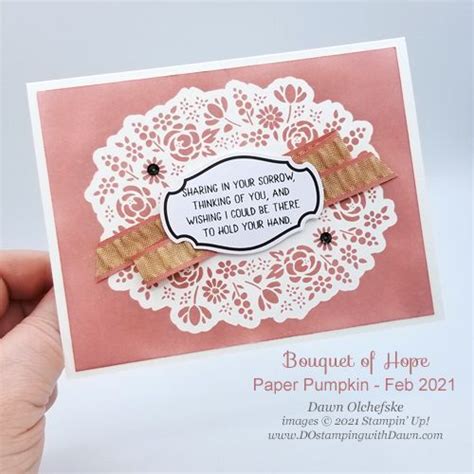 A Paper Pumpkin Thing Blog Hop Bouquet Of Hope Dostamping With Dawn