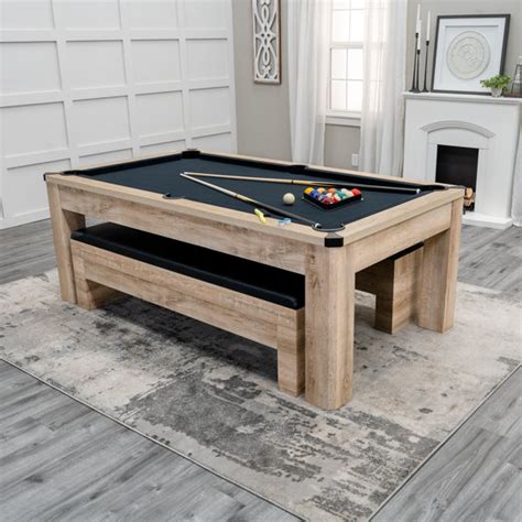 American Legend Hampton 3 In 1 Combination Table Includes Billiards