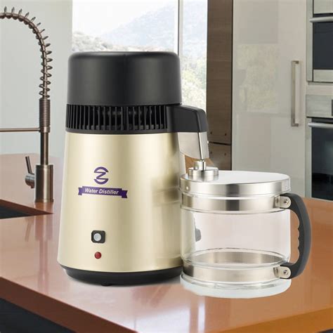 Stainless Steel Home Water Distiller Machine With 4 Liter Connection