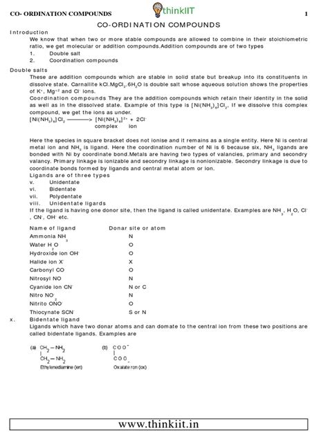 PDF Co Ordination Compound DOKUMEN TIPS