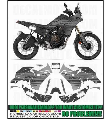 Stickers Tenere T Dakar Black