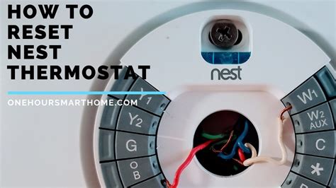 How To Reset Nest Thermostat Youtube