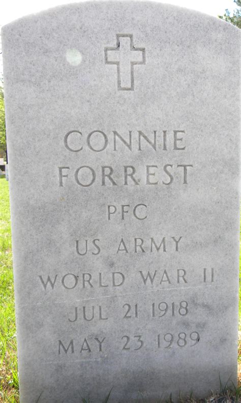 Connie Forrest 1918 1989 Memorial Find A Grave