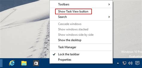 Hide And Show Task View Button On Windows 10 Taskbar