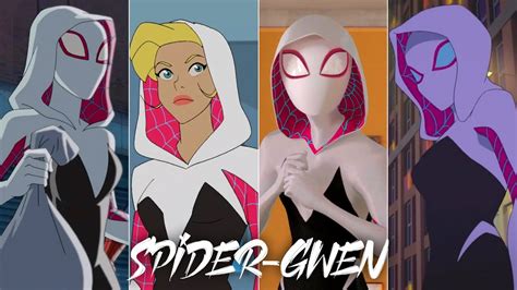 Evolution Of Spider Gwen Ghost Spider In Cartoons 60fps Youtube