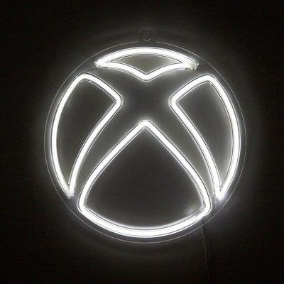 Ukonic Xbox Logo LED White Neon Wall Light Sign | 10 Inches Tall | Letrero de neón, Letreros ...