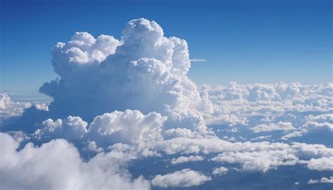 Premium Photo | Sky and clouds at high altitude