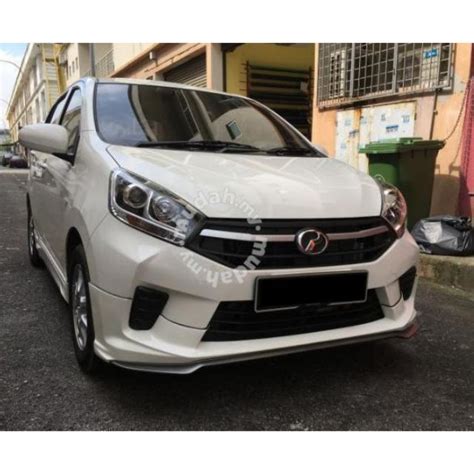 Perodua Axia G Gear Up Full Skirt Bodykit Material Pu No