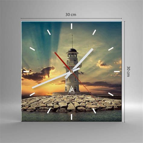 Horloge Murale Arttor Lumi Re Bont Beaut Cadran Lignes