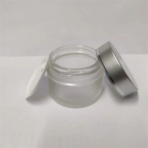 Gm Frosted Glass Jar For Cosmetic At Rs Piece In New Delhi Id