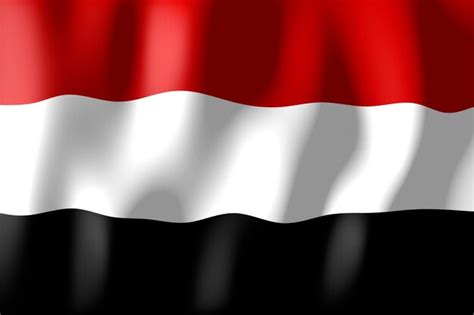 Premium Photo Yemen Rippled Country Flag