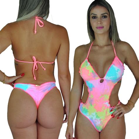 Maio Body Engana Mamae Biquini Ripple Empina Bumbum C Bojo Shopee