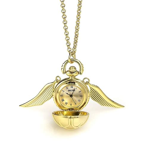 Harry Potter Watch Náhrdelník Golden Snitch Gold Plated Carat Shop The