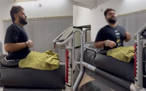 Rishabh Pant uses 'anti-gravity' treadmill developed by NASA during ...