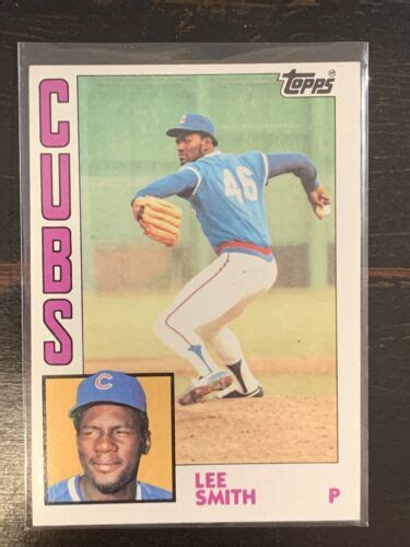 1984 Topps Lee Smith Chicago Cubs 176 HoF 3 Great Condition EBay