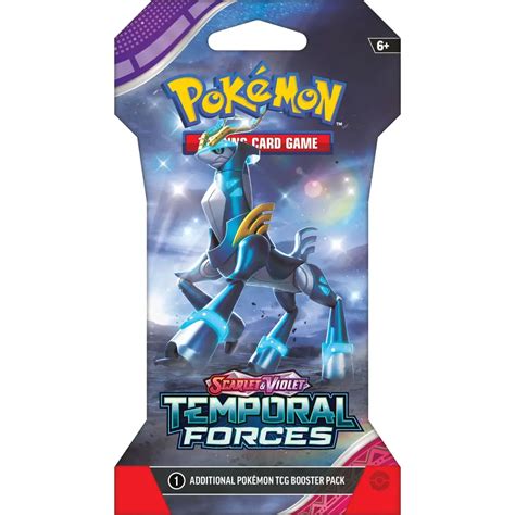 Pokémon Tcg Scarlet And Violet Temporal Forces Sleeved Booster