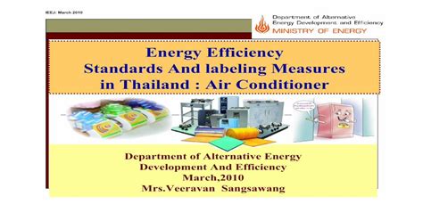 Pdf Energy Efficiency Standards And Labeling … Efficiency Standards