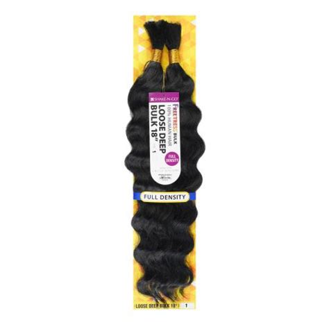 Shake N Go 100 Human Hair Freetress Looose Deep Bulk 18 Full D