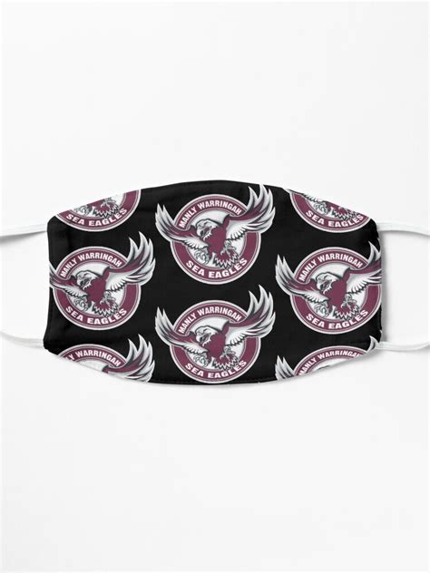 Manly Sea Eagles Face Mask Mask For Sale By Supradon Redbubble