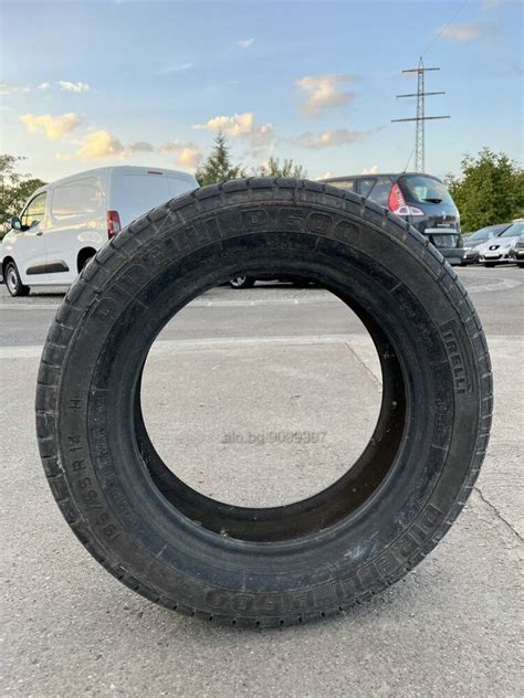 Единична гума 195/55/14 Pirelli Гуми 1 бр. Pirelli P600 2000 г ...
