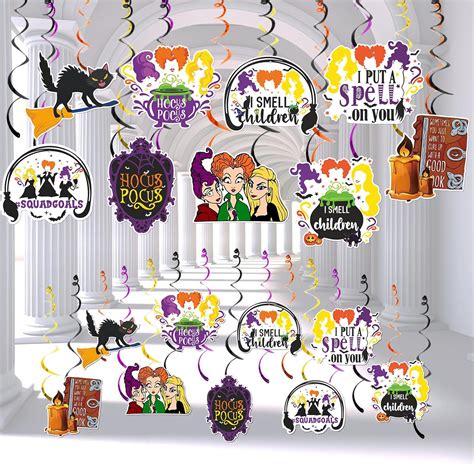 Amazon Hocus Pocus Party Decorations Hocus Pocus Hanging Swirl