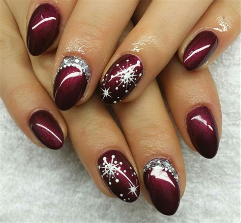 Nail Design Fullcover Winter Christmas Christmas Nails Easy Christmas Nail Designs Christmas