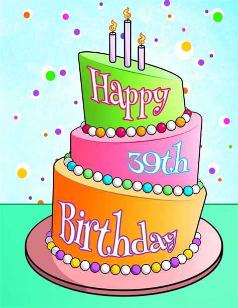 Sweet Wishes For 39th Birthday