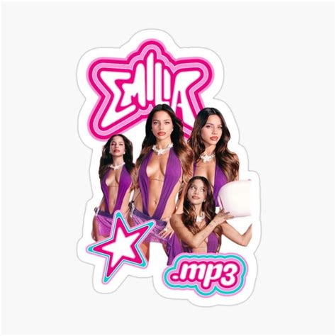 Sticker Emilia Mp En P Ster Gr Fico Pegatinas P Ster De M Sica