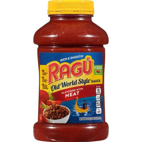 Ragu Old World Style Flavored With Meat Pasta Sauce Hy Vee Aisles Online Grocery Shopping