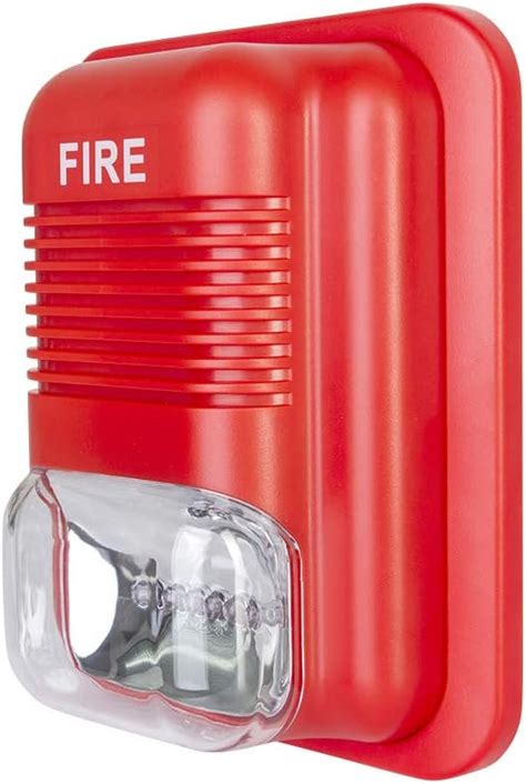 Tokatuker 12vdc 24v Fire Alarm Siren With Sound And Light India Ubuy