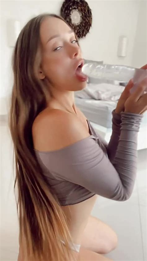 Dildo Deepthroat Blowjob By KateKuray Hot Sexy Adult Video TikTok Pm