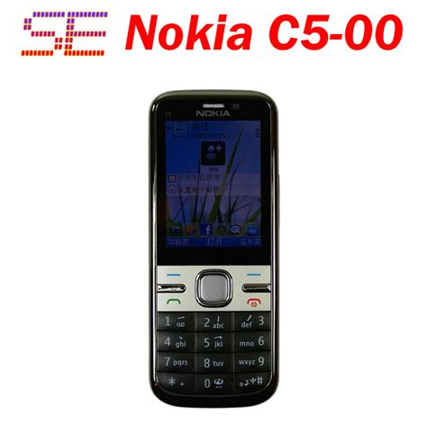 C5-00i Original Phone Unlocked Nokia C5 C5-00 Cell phones GSM 3G 3.15Mp Camera FM GPS Bluetooth ...