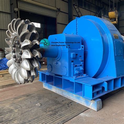 300kw Stainless Steel Pelton Wheel Runner Water Turbine Brushless Generator Water Turbine