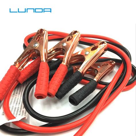 LUNDA CarJumper Batterie Kabel 500Ampere 2M Starthilfe Führt Auto