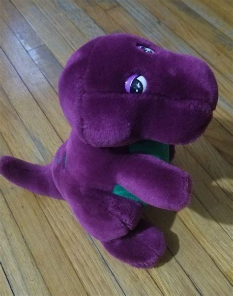 Vtg Original Dakin Barney The Dinosaur 10 Backyard Gang 90 S Plush Purple Lyons 1935133560